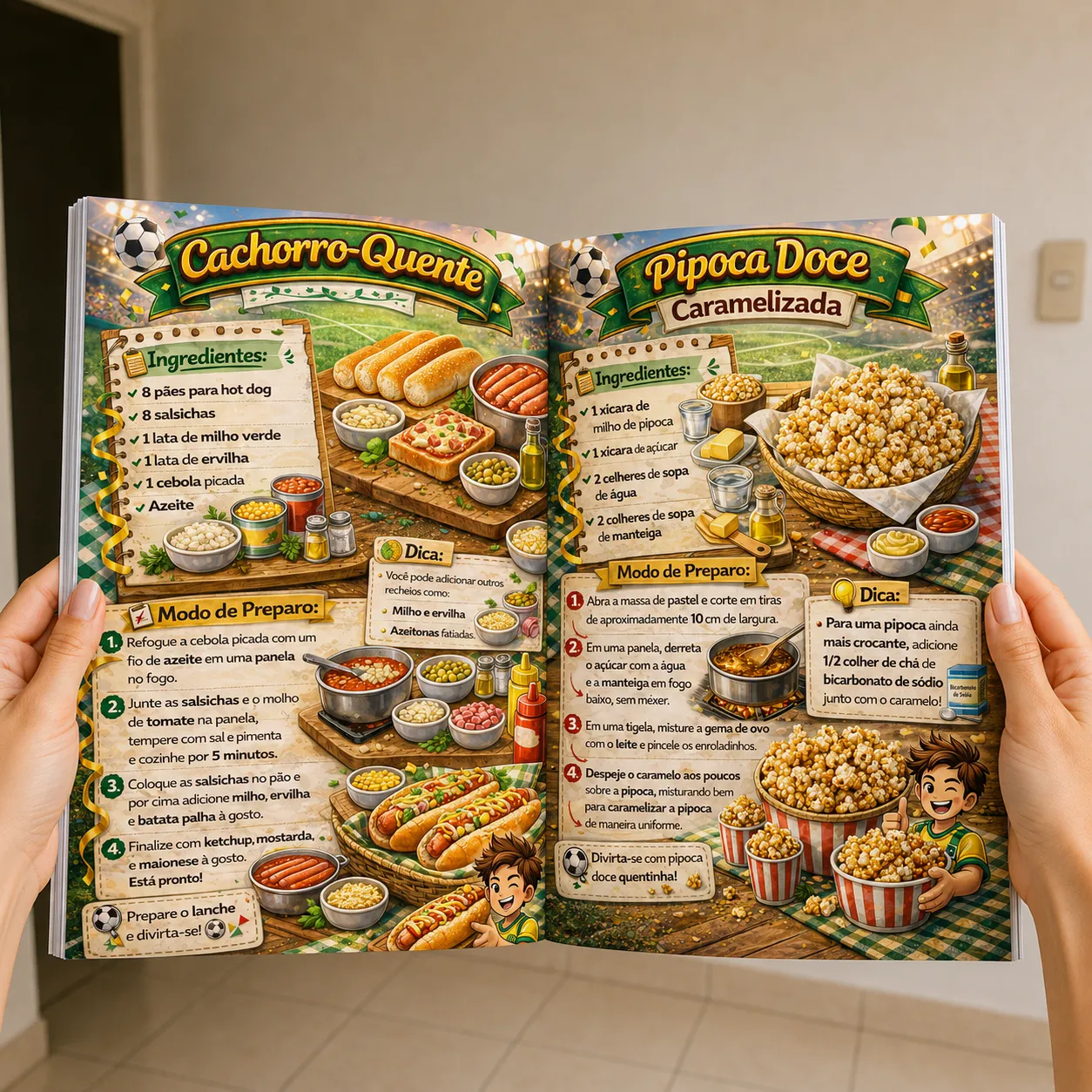 Bônus: Livro de Receitas para Crianças